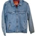 Men's Levi Strauss Harrington Denim Jean Trucker Jacket SMALL Vintage Wash