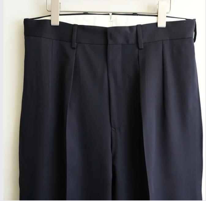 WEB限定カラー COLLIER NICENESS TROUSER FLYING WOOL FINE パンツ