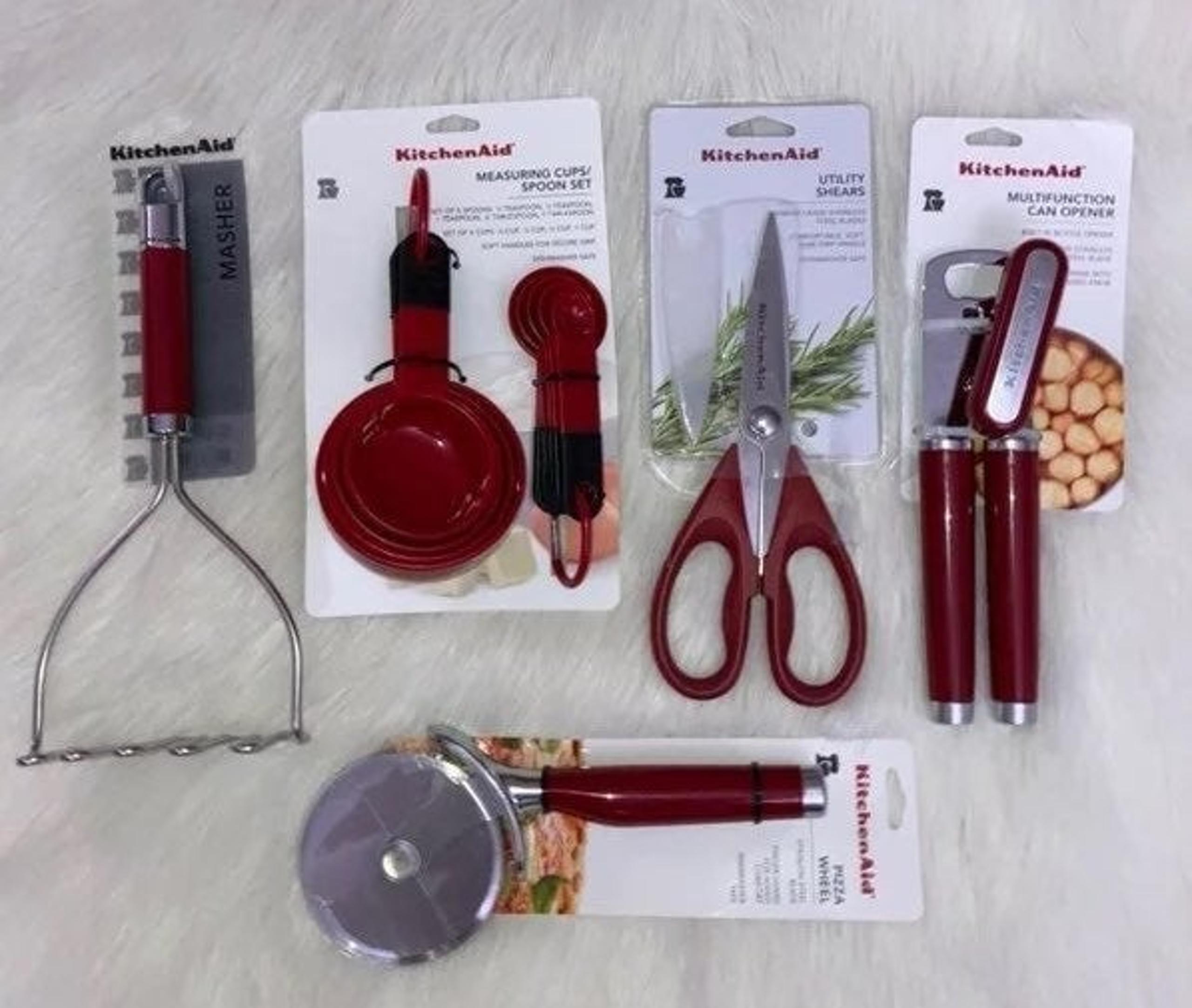Kitchenaid kitchen utensils set Red
