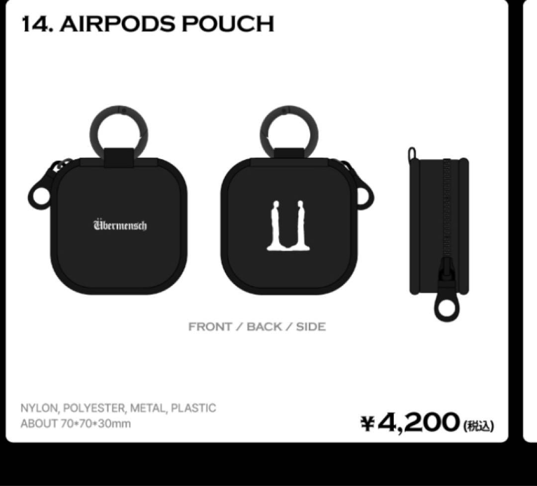 新品】 G-DRAGON Übermensch AIRPODS POUCH - メルカリ
