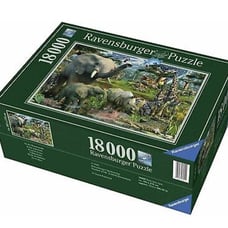 Ravensburger At The waterhole 18,000 Piece Jigsaw Puzzle: New and factory sealed