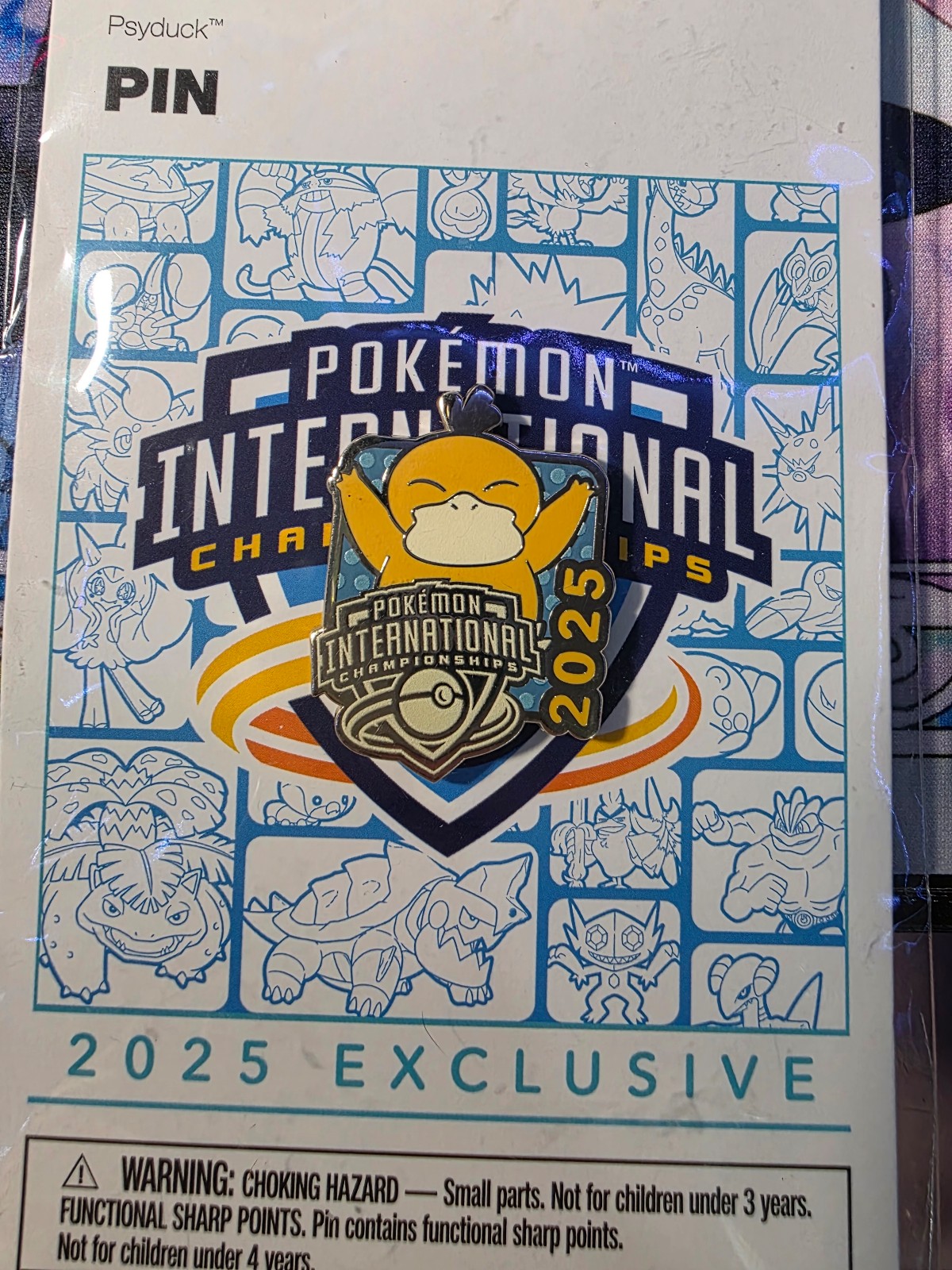 Pokemon international 2025 psyduck pin