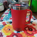 Yeti Limited Edition Rescue Red 24oz mug with Matching Magslider