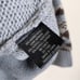 Skull Cashmere Lilian Fair Isle Wool Alpaca Blend Sweater (Sz L) V-Neck Gray