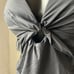La Blanca Island Goddess Twist Keyhole Front One Piece Swimsuit in black size 16