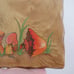 60s vintage Myrtlewood hand-painted mushroom wall décor 9” x 7”
