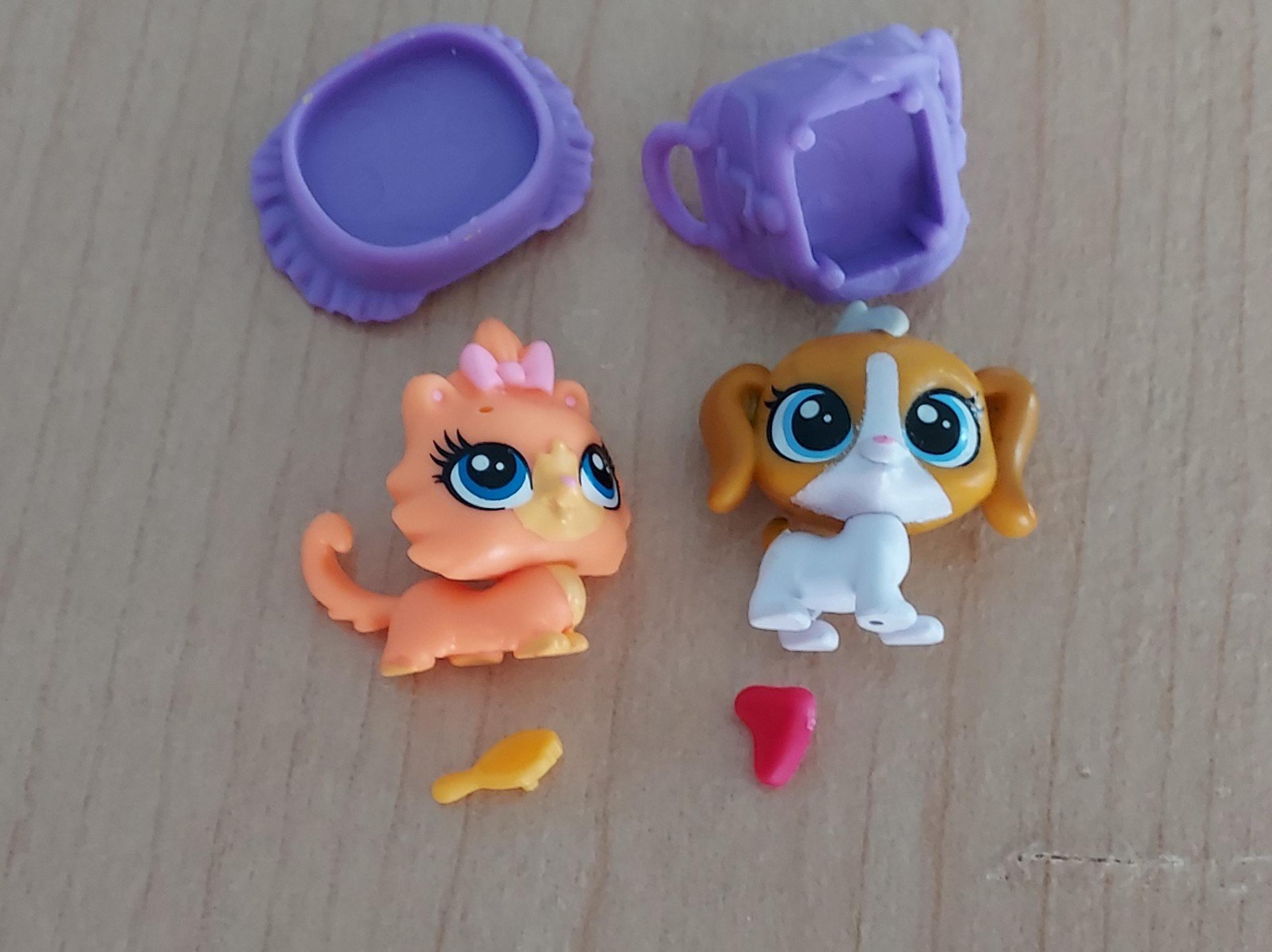 LPS Pets in The City minis set of 2 all pieces