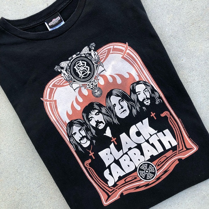 2005 Black Sabbath x Shepard Fairey Obey Winterland Classic Rock Tee 2XL