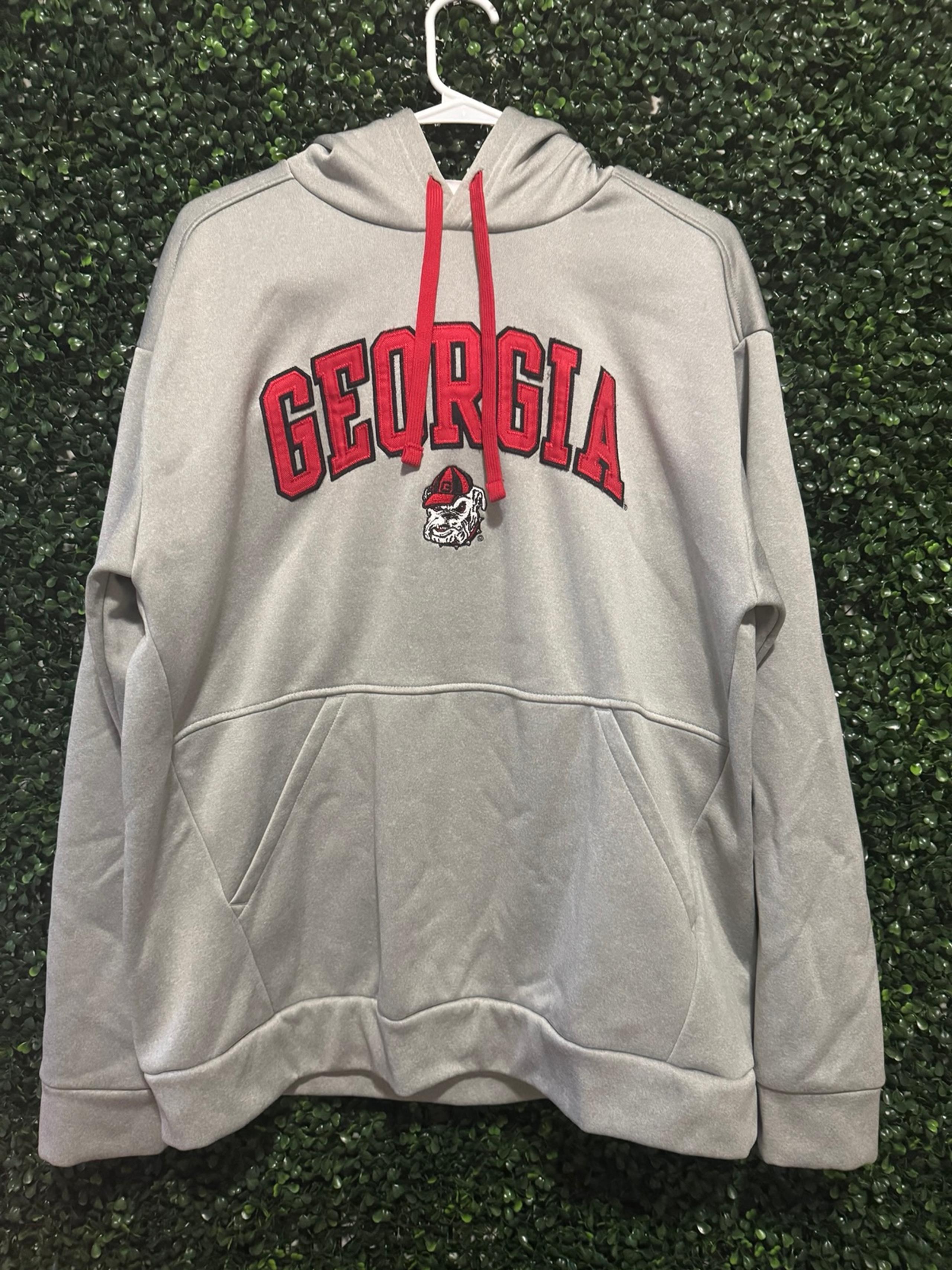 WOMEN'S COLLEGIATE UGA/GEORGIA CHAMPION HOODED SWEATSHIRT
