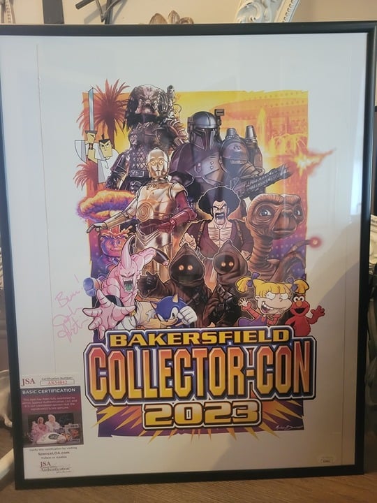 Signed poster