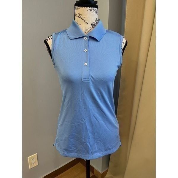 Tory Sport Sleeveless polo top