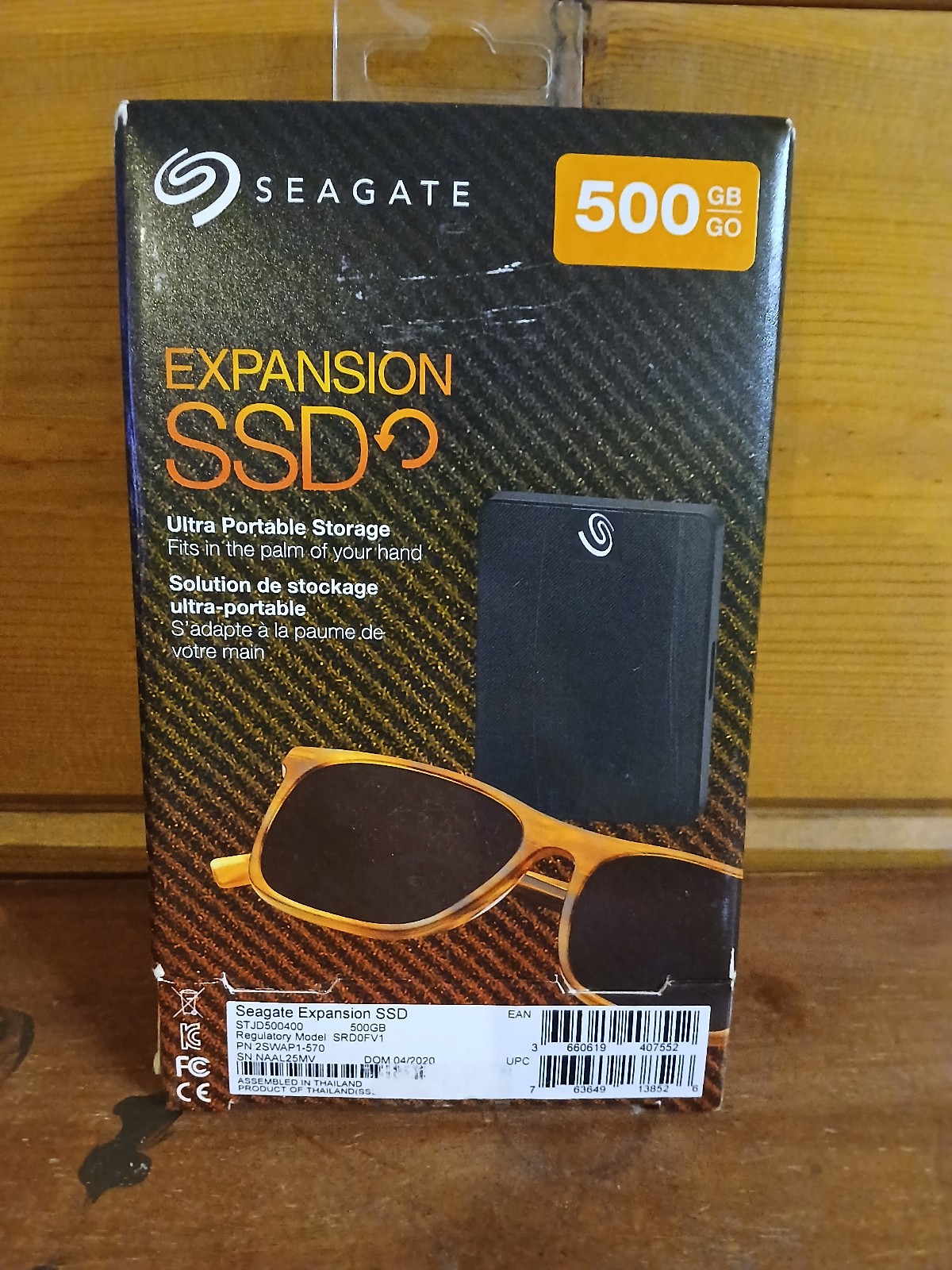 SEAGATE STJD500400 Expansion SSD 500GB Solid State Drive Open Box
