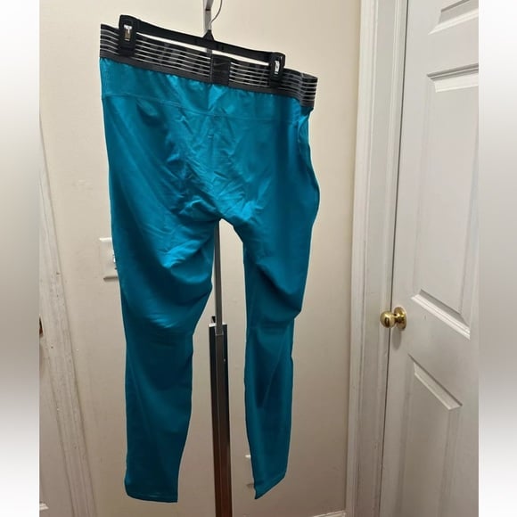 NIKE Pro Warm NBA Basketball Compression 3/4 Pants - Blue AA0058-428 XLT