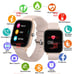 rosegold smartwatch ios android galaxy