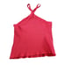 Anthropologie T.la Ribbed Knit Halter Tank Top Red Rouge Size Medium