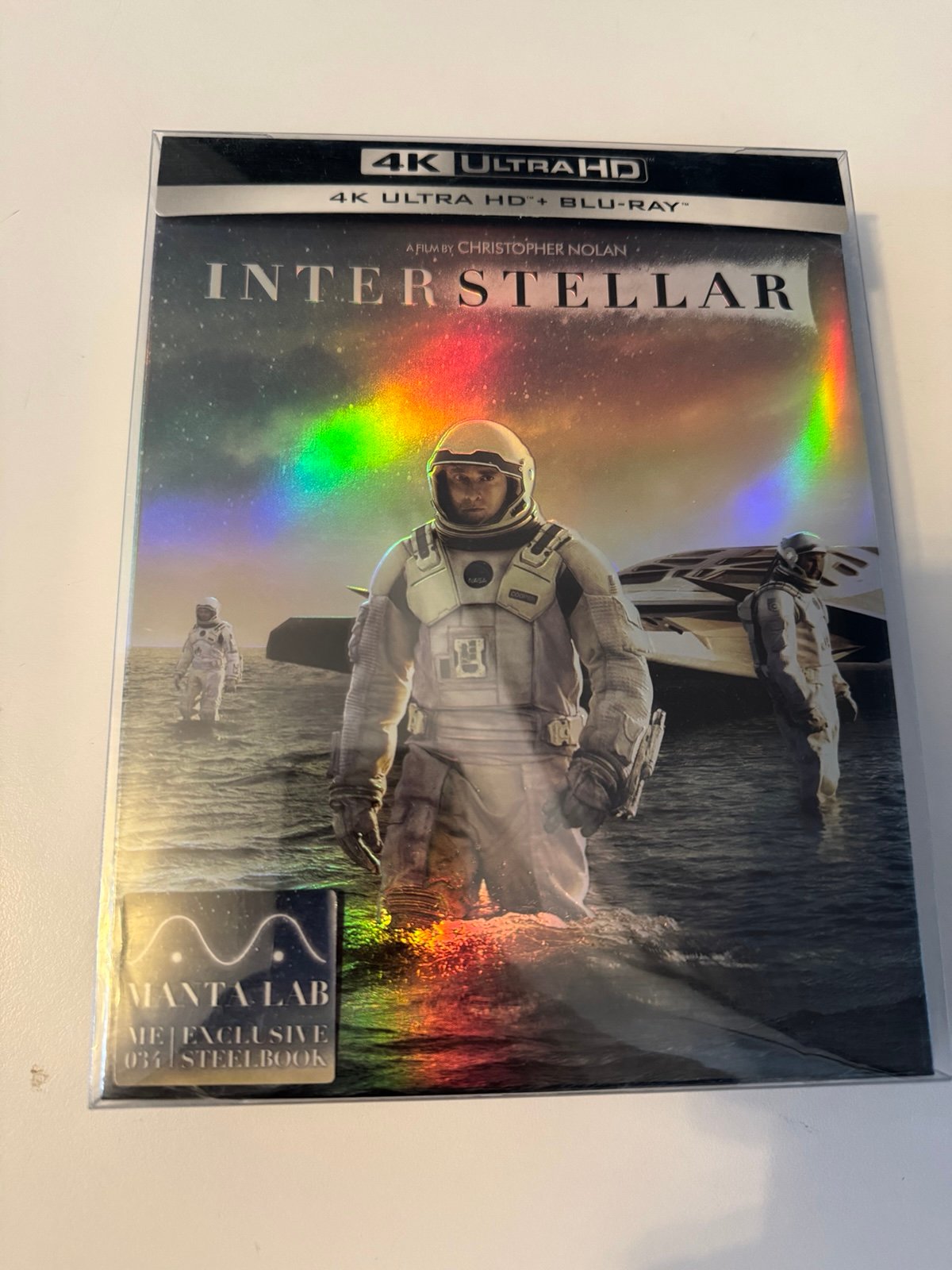 (Manta Lab) Interstellar Fullslip (FS) Steelbook 4k, SEALED, OOP & RARE