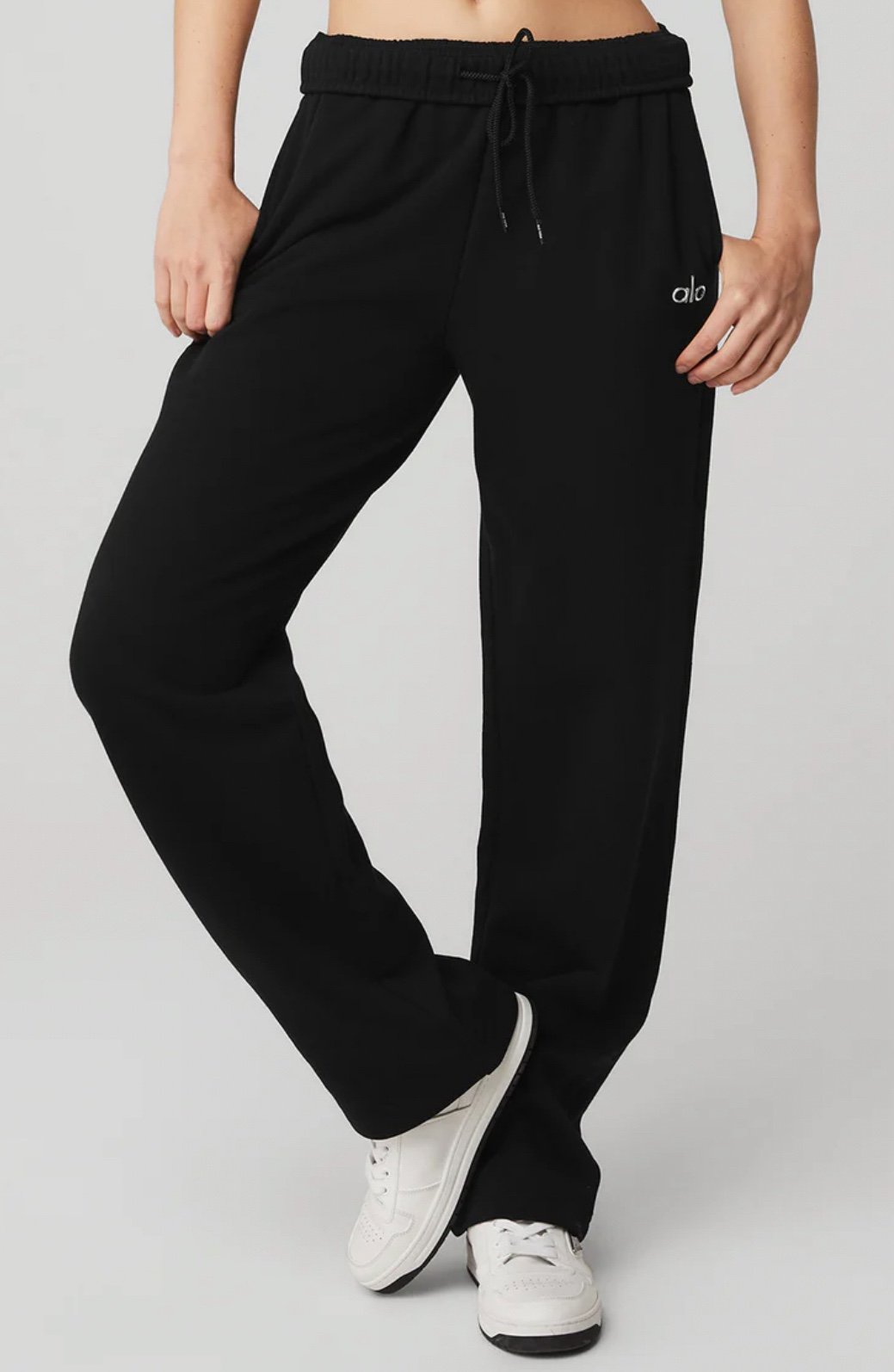 alo accolade straight leg sweatpants | free shipping