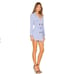 LOVERS FRIENDS | Diana Lavender Periwinkle Double Breasted Blazer Dress | Large