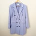 LOVERS FRIENDS | Diana Lavender Periwinkle Double Breasted Blazer Dress | Large