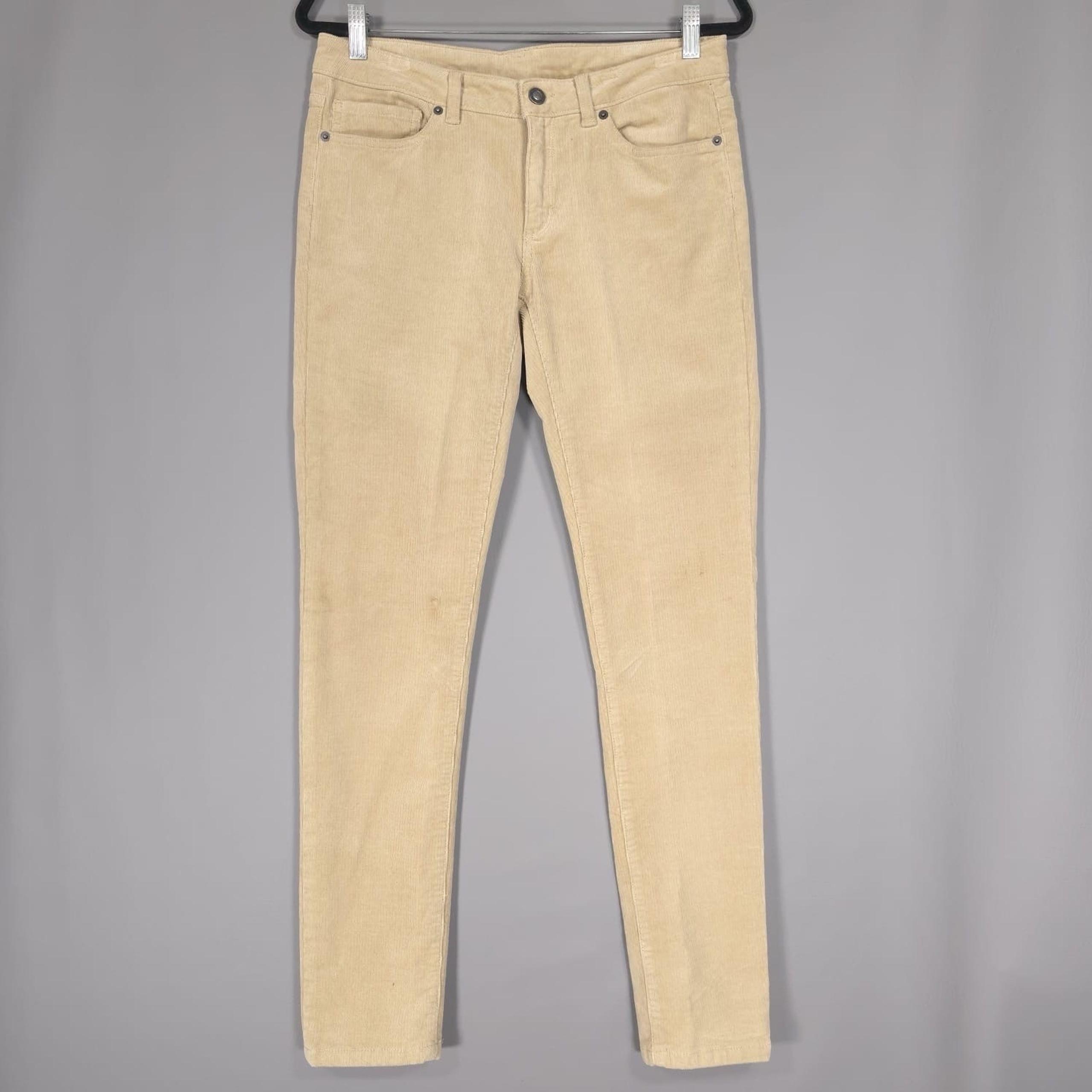 Patagonia Women's Corduroy Pants Size 29 ORGANIC COTTON Beige Style 55055FA16