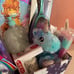Girls Unicorn Gift Basket 10pc Purple Teal