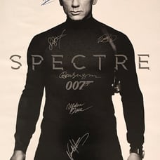 Spectre signed movie poster