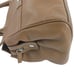 WILSONS LEATHER British Tan Pebble Leather Top Handle Satchel Silver Hardware