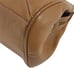 WILSONS LEATHER British Tan Pebble Leather Top Handle Satchel Silver Hardware