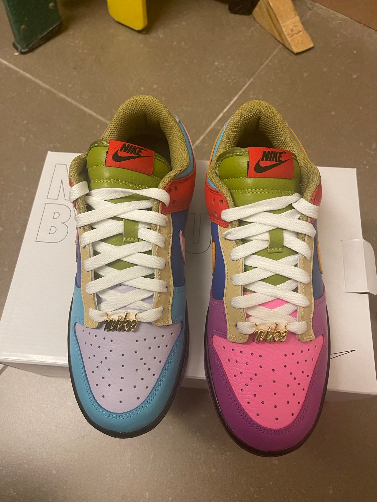 Nike dunk custom made size7 mens