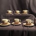 Coffeetime Cappucino Cup and Saucer Set of 6