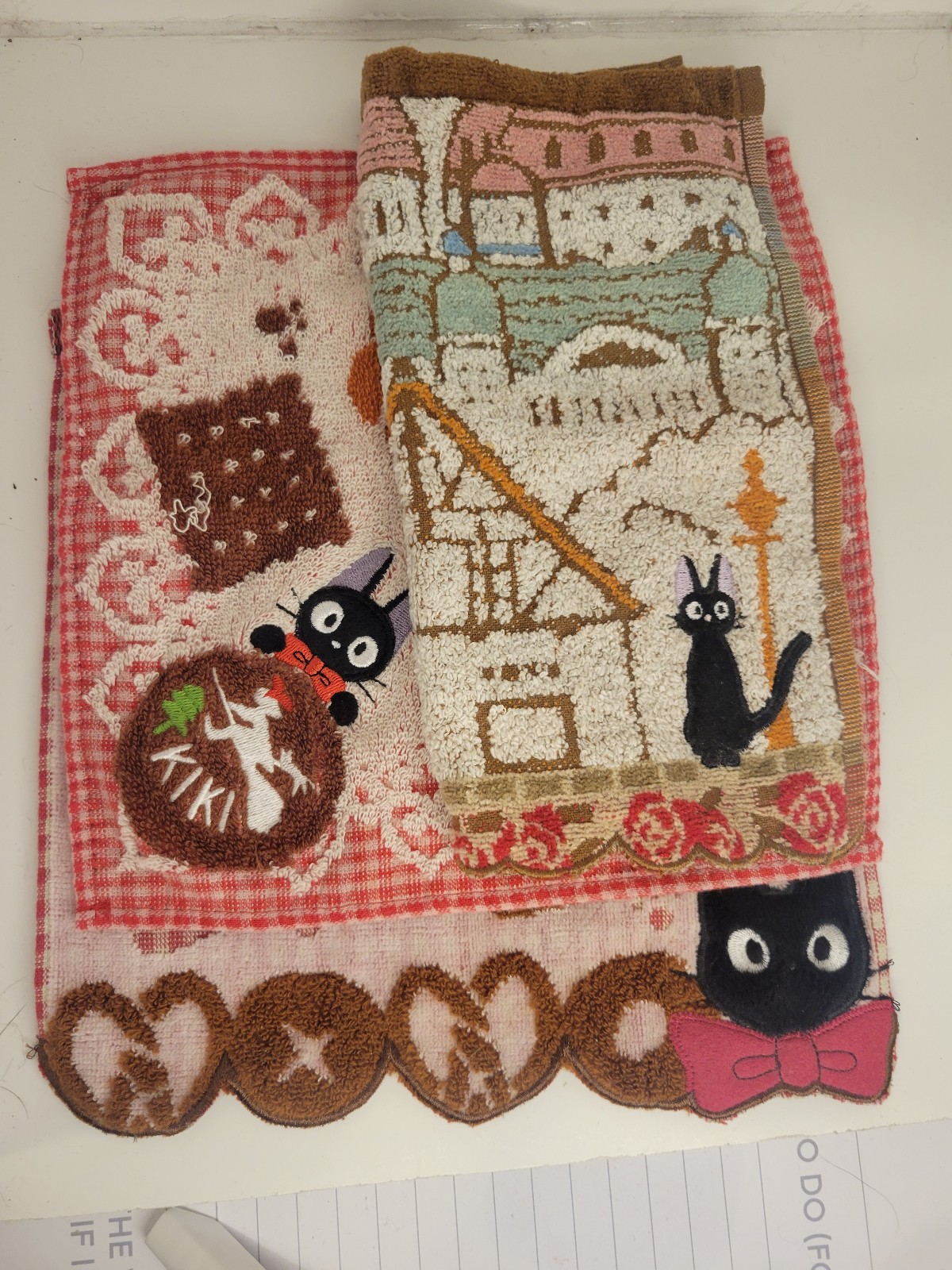 Kiki's delivery service hand towels set of 3