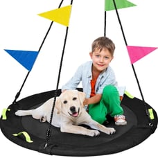 Tree Swing, Saucer Flying Swing 40 Inch for Kids, 900lbs Weight Capacity