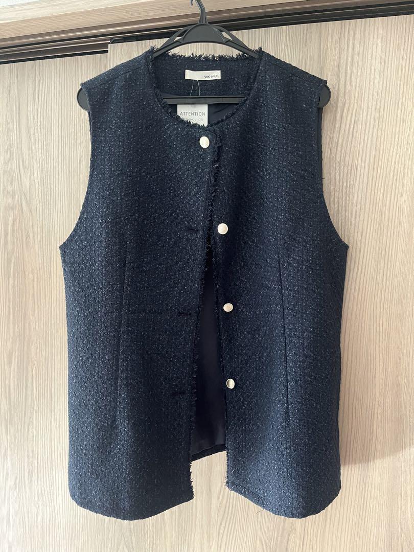 Navy Vest 04/ L L Polyester