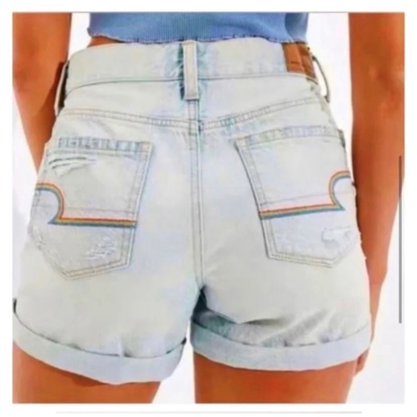 AMERICAN EAGLE PRIDE JEAN SHORTS SIZE 10