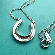 Tiffany & Co. 1837 Horseshoe U Pendant Necklace - Sterling Silver 18”