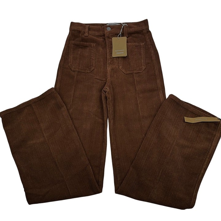 Reformation Alyssa High Rise Wide Leg Corduroy pants, NWT, 25