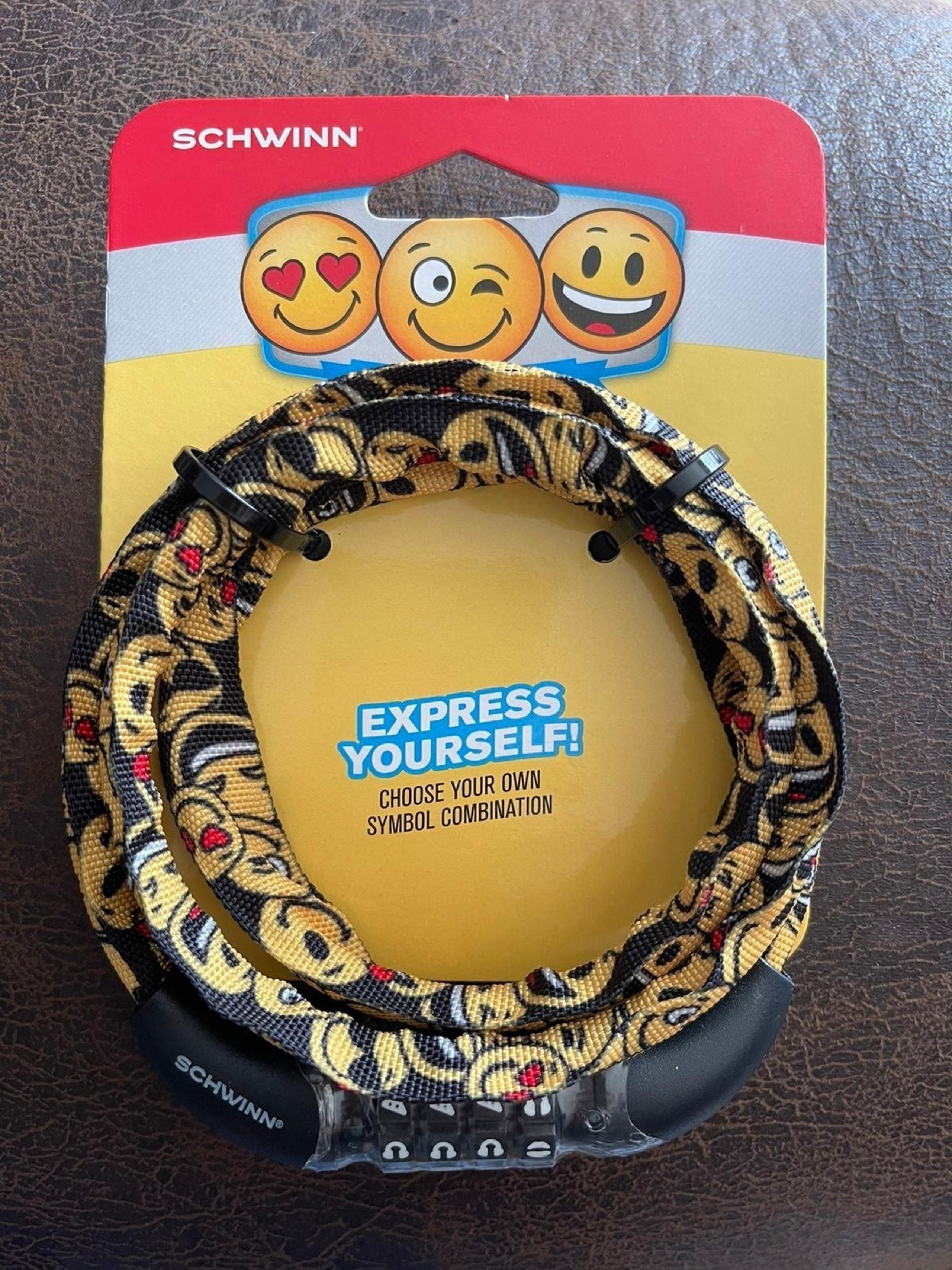 Schwinn Combo Lock Emoji Yellow