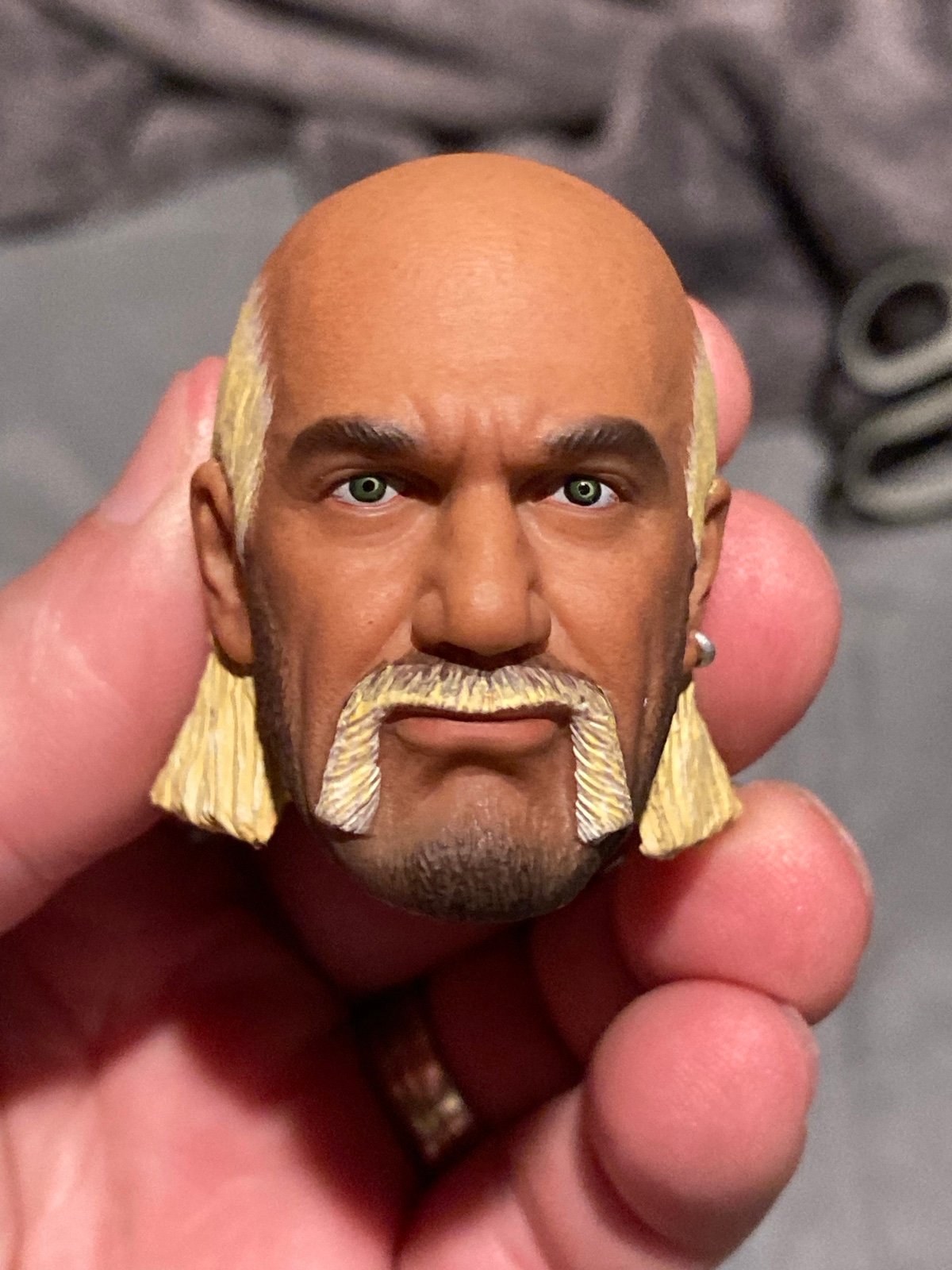 Storm Collectibles 1/6 Scale Hollywood Hulk Hogan Head Sculpt - Hot Toys WWE