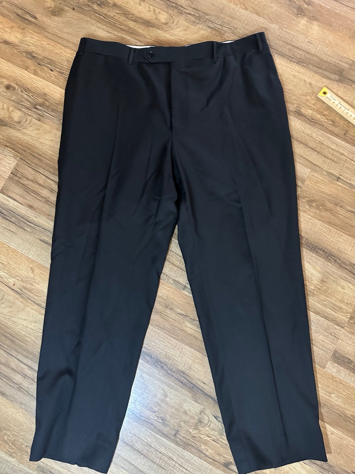 CANALI 13290 Flat Front 100% Wool Suit Pants Size 36X27