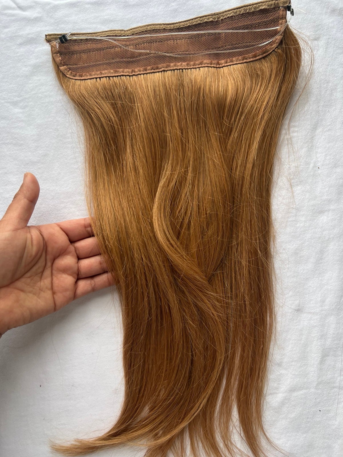 19”Human Hair Halo Extension Flip In Extension