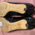 Jimmy choo patent leather pointed toe kitten heel