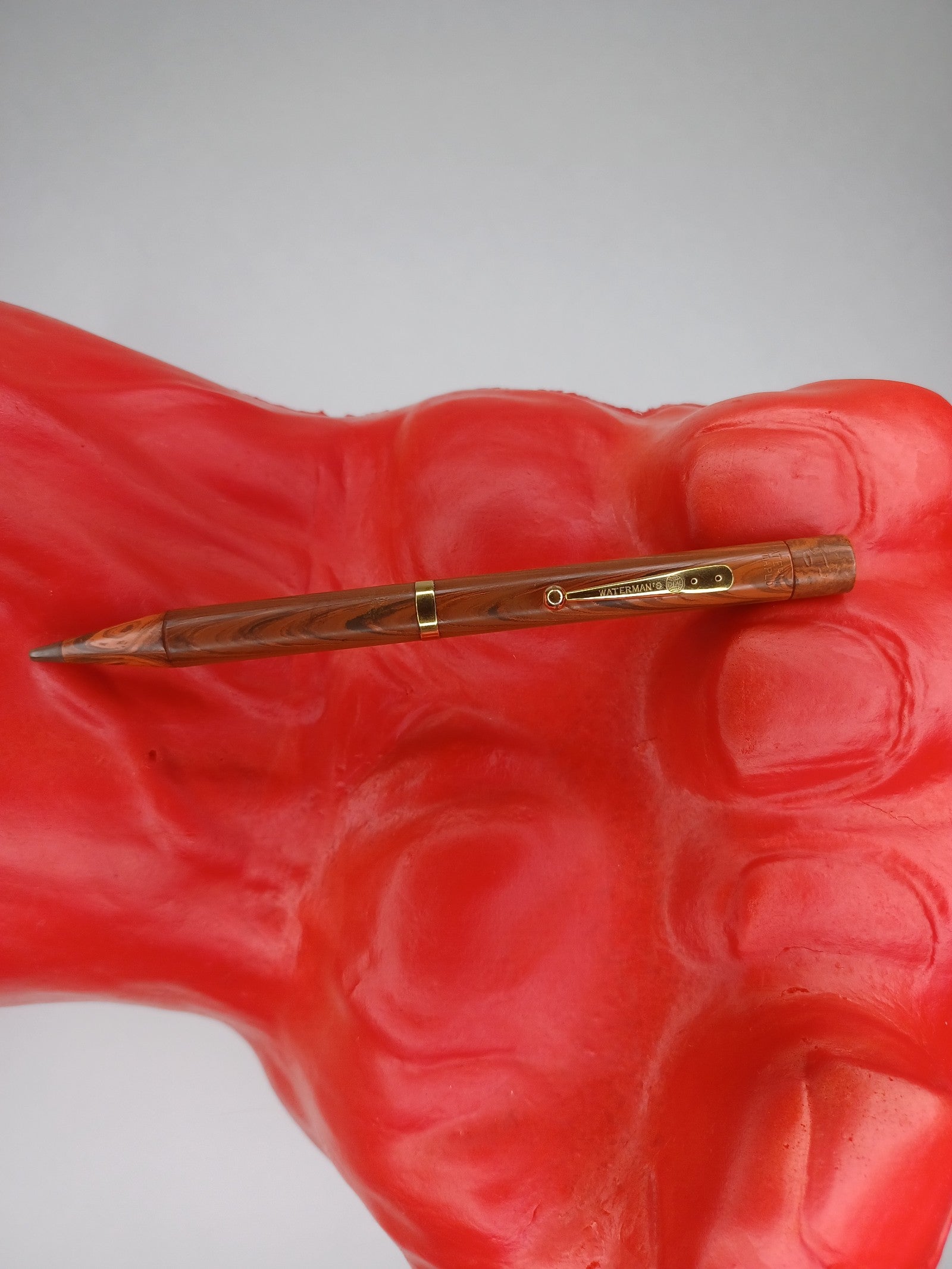 WATERMAN 56/58 PENCIL, RED RIPPLE, WORKS FINE, MADE IN USA