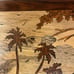 Vintage Wooden Inlaid Marquetry Wall Art Figural Pastural Farm Shepherd Scene