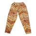 Vintage Washington Redskins Zubaz Size LARGE Felt Patch Zebra Stripes