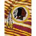 Vintage Washington Redskins Zubaz Size LARGE Felt Patch Zebra Stripes