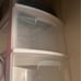 Plastic drawers
