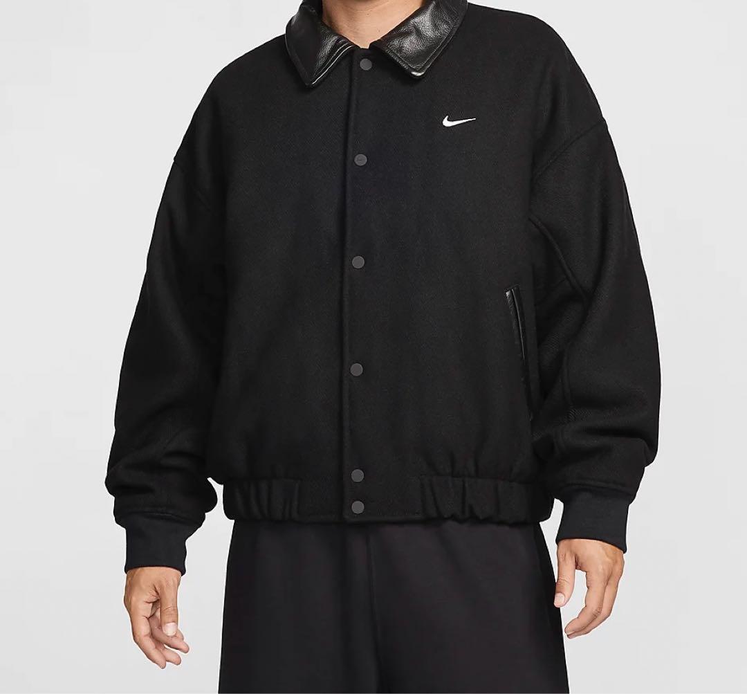 Nike varsity jacket black (not released in Japan)