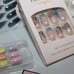 30pc False Nails Kiss Luxxi Nail Stamping Color Street Toe Nail Stickers Wraps