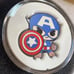 Marvel Mini Hero Captain America Pure Silver Coin