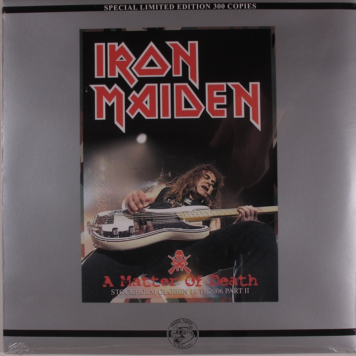 IRON MAIDEN - A Matter Of Death (Part II) SWINGIN' PIG LP NM SEALED green vinyl